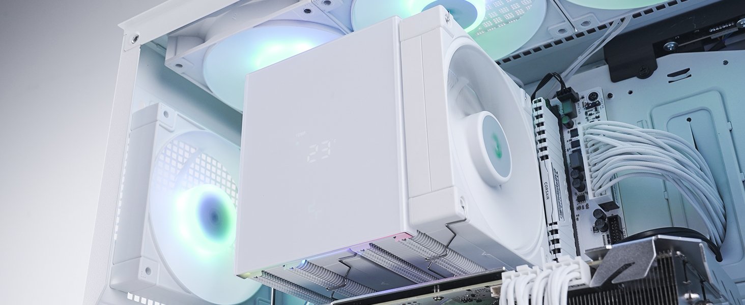 DeepCool AK620 Digital White CPU Cooler Review