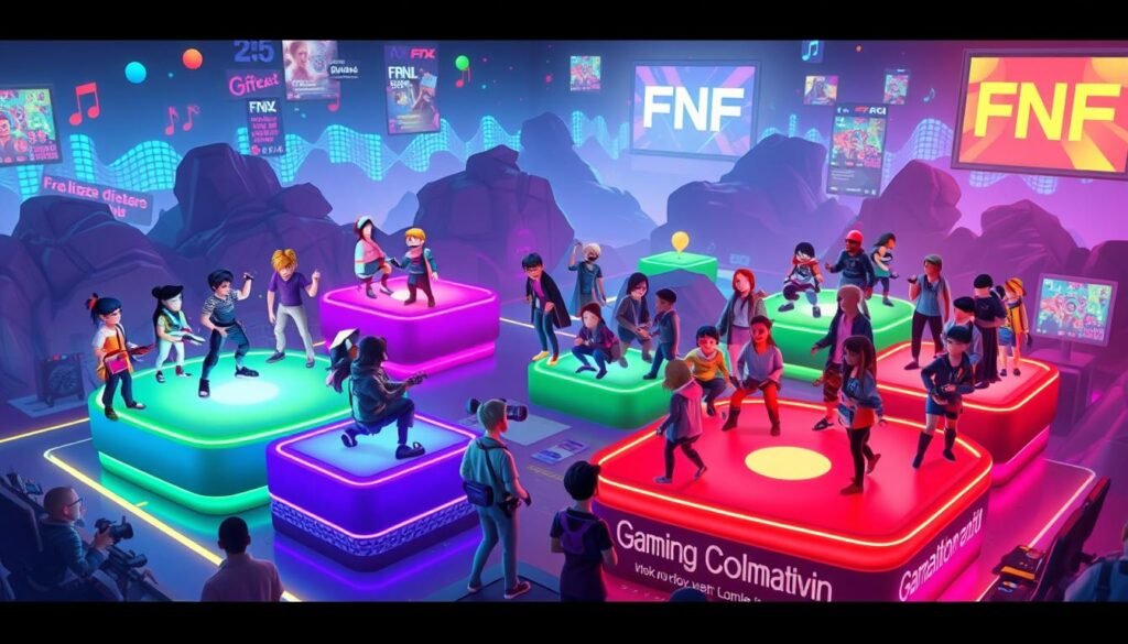 FNF Online Gaming Community Platforms